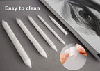 N NOROCME 10 PCS Blending Stumps, Sponge Pens and Sandpaper Pencil Sharpener | - Image 8