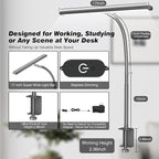 Airlonv LED Desk Lamp for Office Home, Eye-Caring Desk Light - Image 3