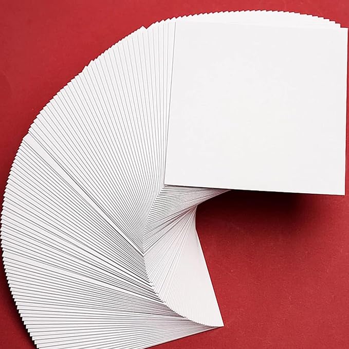 100 Sheets White Cardstock Thick Paper - Image 6