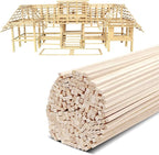300 Pcs Balsa Wood Sticks 1/8 x 1/8 x 12 Inch balsa Wood Strips Hardwood Square by buynow