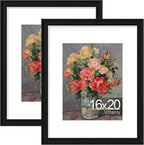 Vittanly 16x20 Picture Frames Set of 2, Ornate Vintage Photo Frame by Vittanly