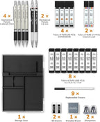 Four Candies 27PCS Metal Mechanical Pencil Set, Art Supplies - Image 4