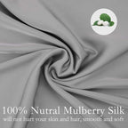 JOGJUE Silk Pillowcase for Hair and Skin 2 Pack 100% Mulberry Silk Bed - Image 3