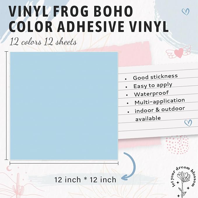 VINYL FROG Pastel Adhesive Vinyl Bundle - Image 2