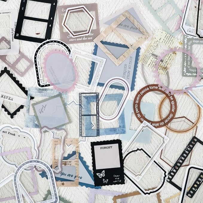 120Pcs PET Decorative Frames Stickers - Image 8