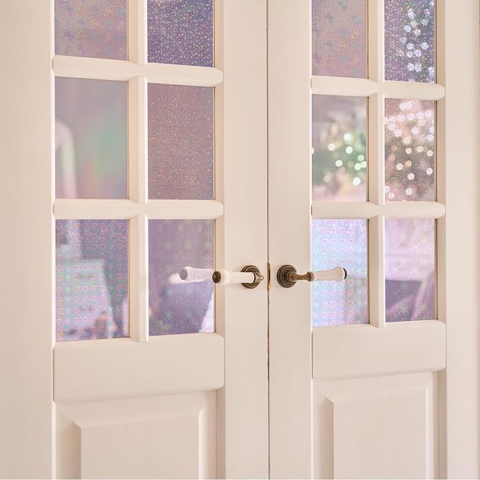 Nezyo 60 Sheet Holographic Laminate Sheet Clear Glitter A4 Size Vinyl Sticker - Image 5