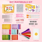 MOREJMTT Needle Felting Kit, Wool Felt Needle Felting Tools Foam Pad, Craft - Image 3