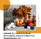 Lenwen 24 Pcs Fall White Foam Pumpkins - Image 4
