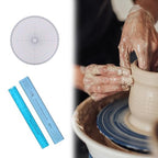 3pcs Ceramic Shrinkage Scale Ruler, Clay Sculpture Measuring Rulers Calipers - Image 6