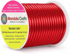 Mandala Crafts 10 Gauge Anodized Aluminum Craft Wire by MandalaCrafts