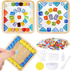 SAYAYA 4 Sets DIY Glass Mosaic Tiles by SAYAYA