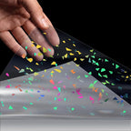 36 Sheets Holographic Laminate Sheets Clear Holographic Sticker Paper | Self - Image 3