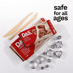 DAS Air-Hardening Modeling Clay, Terra Cotta Color, 1.1 Pound - Image 4