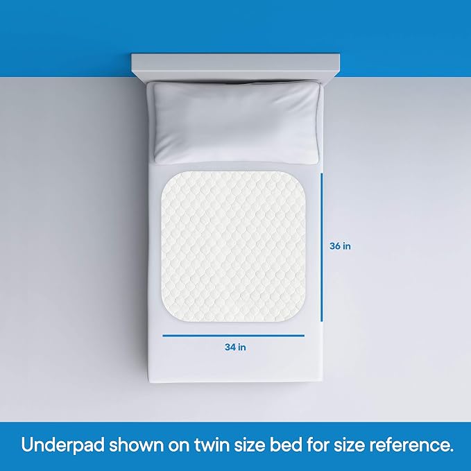 RMS Ultra Soft 4-Layer Washable and Reusable Incontinence Bed Pad - Image 3