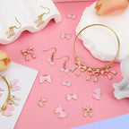 MARFOREVER 120 Pcs Pink Bow Charms, Bowknot Charms - Image 6