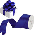 HUIHUANG Royal Blue Wired Ribbon 1-1/2 inch Cobalt Satin Wire Edge Ribbon by HUIHUANG