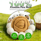 Wool Roving-3.5oz Needle Felting Wool, Soft Multi-Color Wool Fiber, Perfect - Image 5