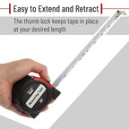Mr. Pen- Retractable Tape Measure 25 ft, Easy Read | Steel Retractable - Image 5