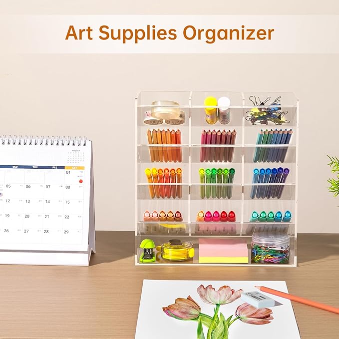 BEYGORM Acrylic Vertical Marker Organizer - Image 5