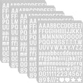 Letter Stickers 0.5 inch, Self-Adhesive Vinyl Waterproof ABC Letter Stickers by Unknown