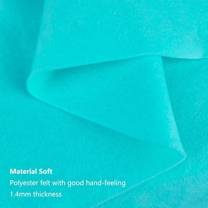 Jtnohx Craft Felt, 1 Square Yard Felt Fabric, 1.4mm Thickness Soft Flexible - Image 5