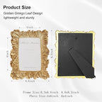 4x6 Picture Frames Gold Vintage Photo Frame - Image 3