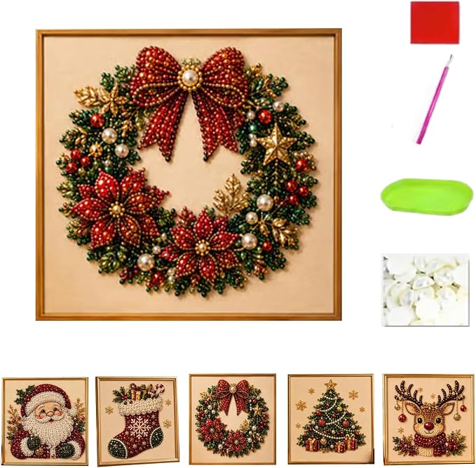 Oanruyan Christmas Pearl Diamond Painting Art Kit by Oanruyan