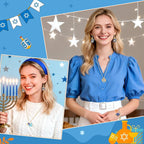 MARFOREVER 40 Pcs/20 Pairs Hanukkah Charms - Image 5