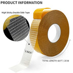 Birllaid Fabric Tape Multifunctional Double Sided Tape, Double Stick Carpet - Image 2