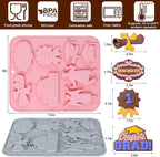 Palksky Graduation Silicone Molds, Grad Chocolate Candy Mold - Image 2