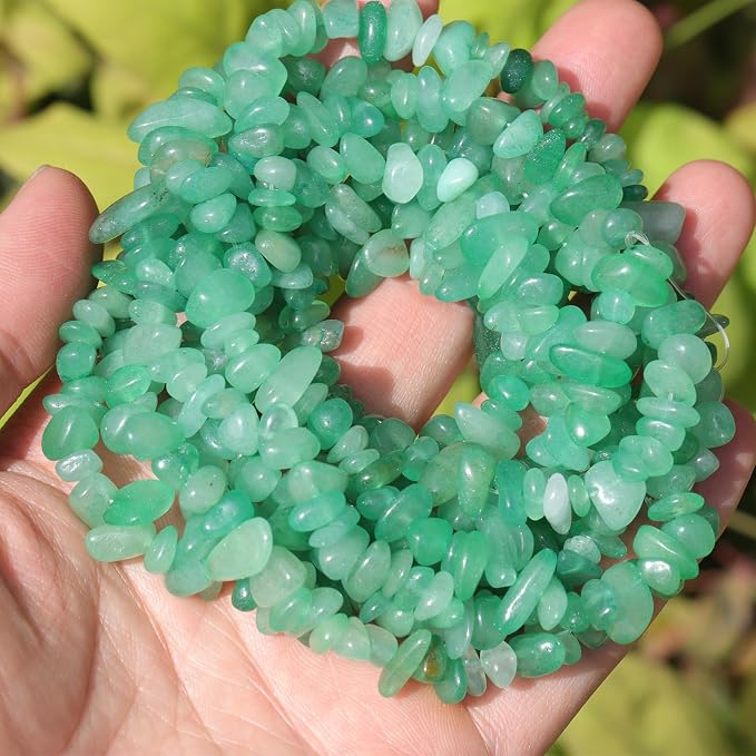 400pcs Natural Chip Stone Beads - Image 5