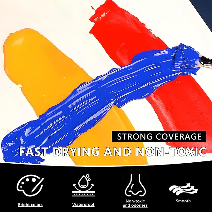 Orange Acrylic Paint - Image 8