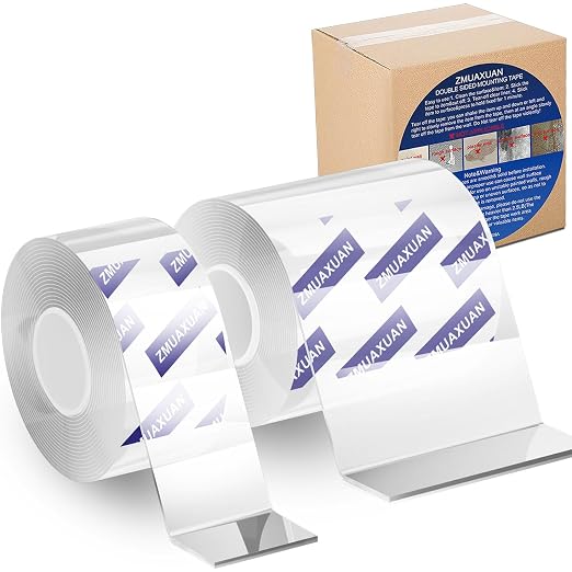 Double Sided Tape Heavy Duty, Picture Hanging Adhesive Strips Removable by ZMUAXUAN