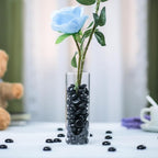 CYS EXCEL Black Glass Gemstone Beads Vase Fillers Flat Marble Beads Multiple - Image 6