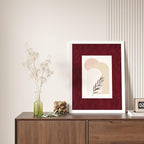 CHIHUT 12''x100'' Dark Red Self Adhesive Velvet Flocking Liner Sheet Soft - Image 6