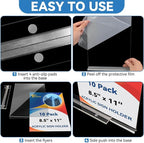 EHWINE 10 Pack 8.5 x 11 Acrylic Sign Holder, Hotels and Events - Image 5