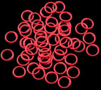 Round Carabiner Clip Bulk 48pcs 1 Inch Colorful Circle Carabiner Key Ring Clips - Image 2