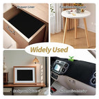 10PCS Black Felt Sheets with Self-Adhesive Backing, Soft Felt Fabric, Durable - Image 6