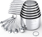 TILUCK Stainless Steel Measuring Cups & Spoons Set, Coffee Scoop Spoon by TILUCKBringsGoodLuck