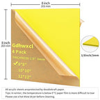 1/8 Thick 8 x 8 inch Acrylic Sheets - Image 2