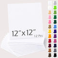 12" x 12" Felt Sheets for Crafts, 2mm Stiff Felt Fabric, Polyester Felt Squares by AblemeDeco