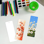 DSYIL 200 PCS Blank Bookmarks Bulks – White Paper Book Mark Blanks 350GSM - Image 7