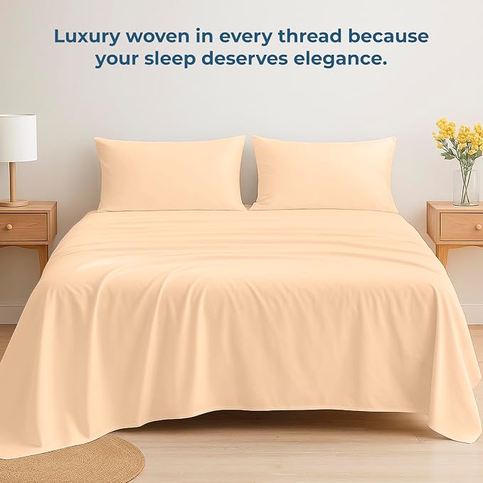 Royale Linen 100% Organic Cotton California King Flat Sheet Only - Image 6