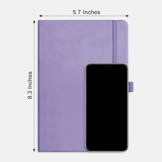 RETTACY Blank Journal Notebook, 192 Pages, A5 Medium Size | Leather Hardcover - Image 8