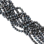 45PCS 8mm Natural Blue Tiger Eye Gemstone Round Loose Beads - Image 4