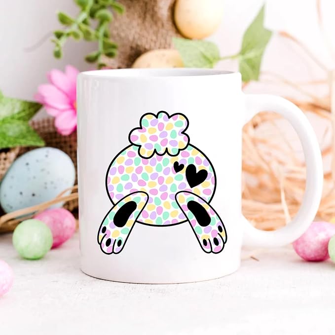 Easter Rabbit Permanent Adhesive Vinyl 12 Sheets 12'' x 10'' | Bunny Egg Pattern - Image 5