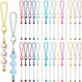 30 PCS Beadable Keychain Bars Bulk, Metal Blank Keychain Bars by FDKYOEK