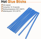 HARFINGTON 10pcs Hot Glue Sticks 0.28" Dia x 11.81" Long EVA Mini Hot Melt - Image 4