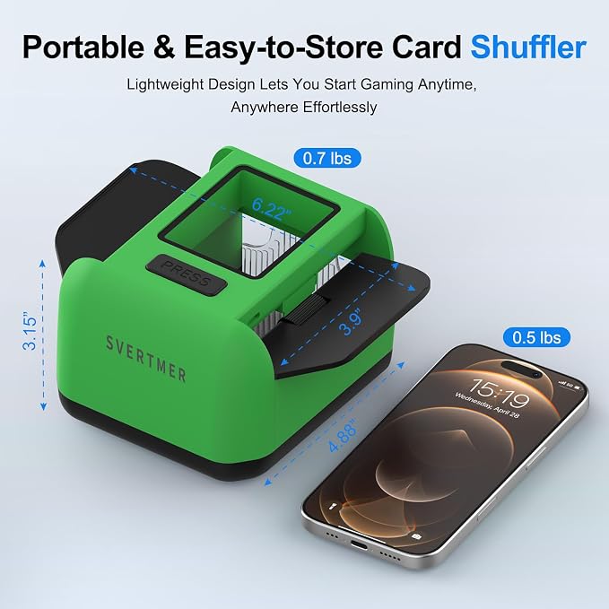 Automatic Card Shuffler|1-2 Deck Electric Card Shuffle MachineFor of Poker - Image 7