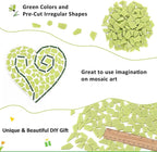 Youway Style Lemon Green Glass Mosaic Tiles - Image 7